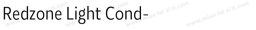 Redzone Light Cond字体转换